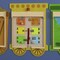 Flash Furniture Bright Beginnings Commercial Grade STEAM Wall Activity Board with Natural Finish and Multicolor Accents, Locks and Buckles MK-ME12531-GG - alternate 6